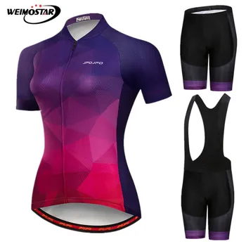Weimostar Pro Cycling Odjeca Women Team Racing Sport Cycling Jersey Set Quick Dry MTB Bike Odjeca Anti-UV Bicycle Clothes