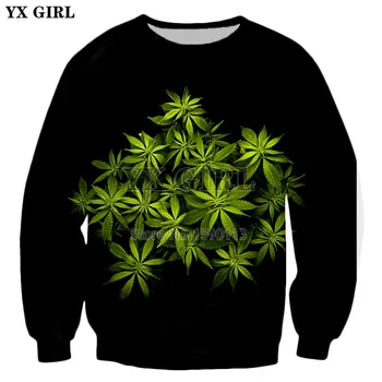 YX GIRL Drop shipping 2018 New Fashion 3d Sweatshirt novost hoodies korova/ruža/cvijeće tiskani muški ženski pulover