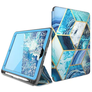 Za ipad Air 3 Case iPad Pro 10.5 Case i-Blason Cosmo Marble Trifold Stand Case with Auto Sleep/Wake & Built-in Screen Protector