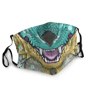 Zinogre Washable Mascarillas Usta Mask Monster Hunter Felyne Palico Game Višekratnu Upotrebu Maske Za Lice Anti Haze Mask