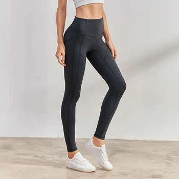 Ženske hlače za joge s kontrolom trbuh elastične sportske čarape s visokim Strukom fitness tajice ženske sportske hlače za trčanje s džep