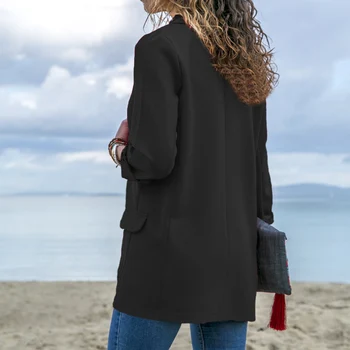 Ženske jakne i kapute Slim Fit žene formalne jakne uredski posao dame kaput feminino abrigo odjeća 2019