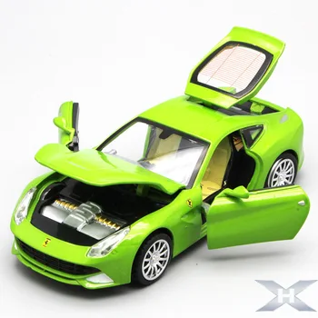 1:32 high simulacija super F12 alloy sports racing car model Sound and light pull back door car toy dječji dar