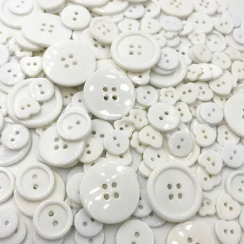 2 rupe mješoviti veličine gumba smole za zanatske boja šivanje gumb Bilješke DIY uređenje doma pribor PT186