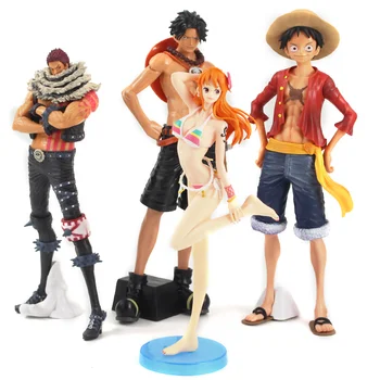 25-29 cm, One Piece Charlotte Katakuri caroline nami Monkey D Luffy Portgas D Ace PVC figurica naplativa model igračke