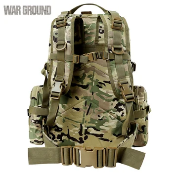 50L kombinacija vanjski penjanje torba Molle vojni taktički ruksak kamuflaža lovački torba pješačenje kamp ruksak