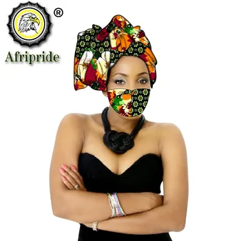 Afrička glavobolja povez u ženskim dodacima za kosu marama za glavu s turbanom ženske pribor za kosu šal šešir glavobolja povez utakmicu print Maska S20H020