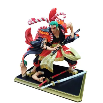 Anime One Piece GK Roronoa Zoro Kabuki Toy Model 24 cm PVC figurica lutka naplativa model igračke