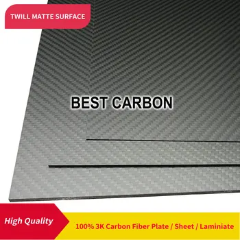 Besplatna dostava 600 mm x 600 mm Keper mat površine karbonskih vlakana ploča, cfk ploča, tvrd ploča, list, laminatni