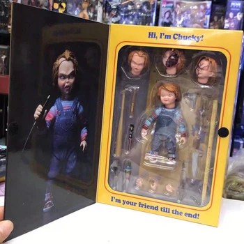 NECA Good Guys Ultimate Chucky Doll sa originalnom kutijom i dječje igralište figurica naplativa model igračke