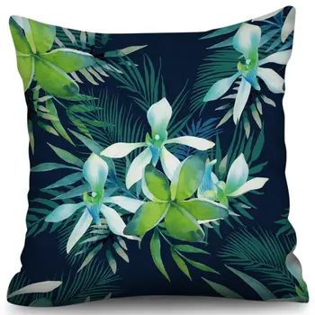 Nordic biljka ptica jastučnicu Ордик jednostavan geometrijski dekorativni jastuci bacanje jastučnice za kauč Poliester, Pamuk