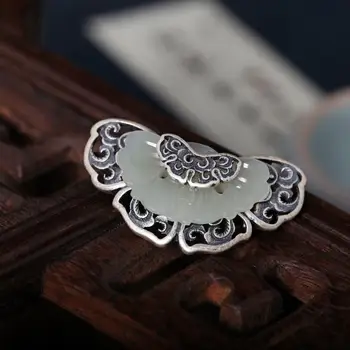 Originalni dizajner vještine leptir oblik broš privjesak kineski stil retro jedinstveni šarm brand srebrni nakit
