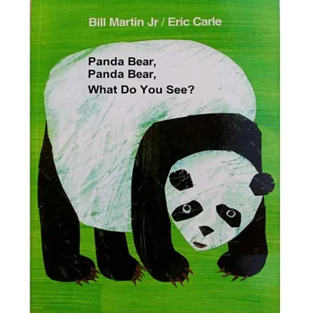 Panda Medvjeda, Što Vidiš? Obrazovne Engleska Ilustrirana Knjiga Edukativne Kartica Povijest Knjige Za Djecu, Dječje Darove