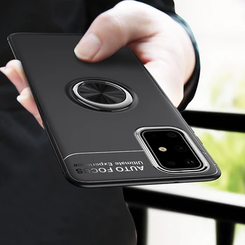Samsung Galaxy S10 Lite Case Prst Ring Holder soft mat silikonska stražnji poklopac Case For Samsung S10 Lite Plus