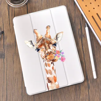 Slatka žirafa torbica za iPad 10.2 7th 8th Generation Air 4 2 3 Torbica za iPad Pro 11 12.9 Case 2020 Mini 5 Torbica s držačem za olovke