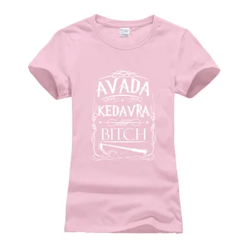 Smiješno ispis ženska t-shirt 2019 ljeto pamuk moda harajuku pamučna t-shirt femme Awad Кедавра brand camisetas punk vrhovima t