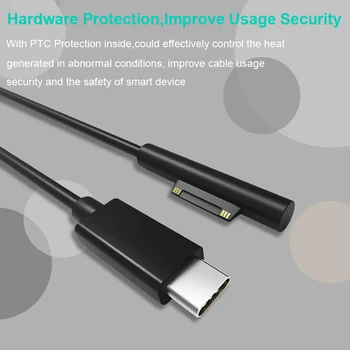 USB C tip C napajanje punjač adapter kabel za napajanje kabel DC adapter Plug pretvarač za Microsoft Surface Pro 6 5 4 3