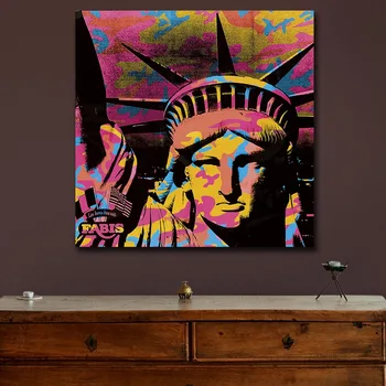 Wxkoil Wall Art Pictures For Living Room Home Decor Andy Warhol Kip Slobode platnu ulje na platnu ispis bez okvira