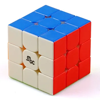 YJ MGC 3 II 3x3x3 Magnetic Magic Cube Speed Puzzle 3*3*3 kocka razvojne igračke dar cubo magico 55.5 mm