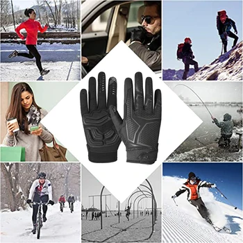 Ветрозащитные skijaške rukavice cijeli prst sportski jahanje MTB cross-country rukavice za zaslon osjetljiv na dodir Zima Jesen Biciklističke rukavice muškarac žena